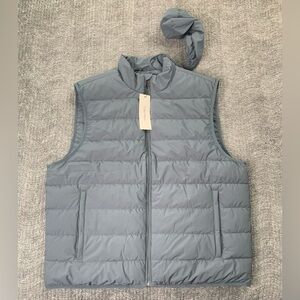Calvin Klein Light Blue Quilted Puffer Vest